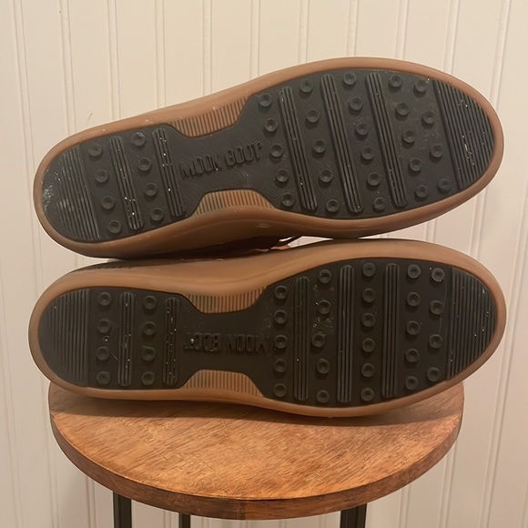 Moonboot Lace Up Suede Shearling Snow Boot - Picture 4 of 7